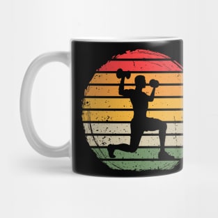 Vintage Fitness Man Mug